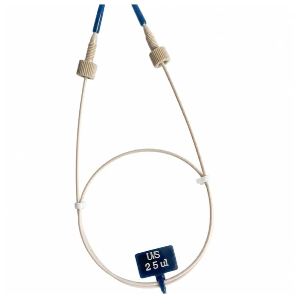 PEEK HPLC Sample Loops, 5 uL to 30 mL, gallery view 1 on white background