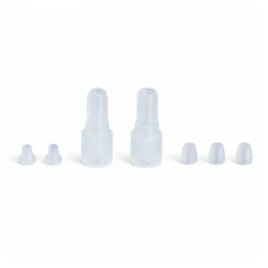 PP/PTFE Conical Hard-Tubing Fittings, Multiple Sizes, gallery view 1 on white background
