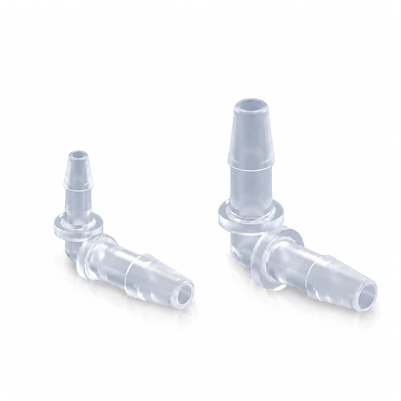 PP Barbed Elbow Fittings, Multiple Sizes, gallery view 2 on white background