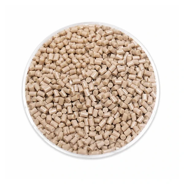 Beige PEEK material pellets for RZFLARE06 fittings