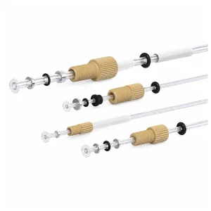PEEK Flanged Fitting Components, Multiple Models, gallery view 2 on white background