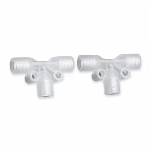 PP Female-Threaded T Fittings, Multiple Materials, gallery view 1 on white background