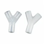 PP Female-Threaded Y Fittings, Multiple Materials, gallery view 1 on white background