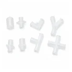 RZLUERTEE translucent Luer straight elbow tee Y and cross connectors