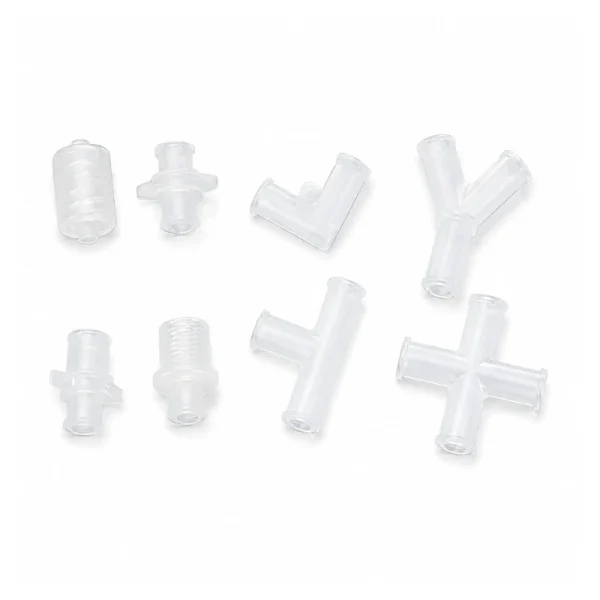 RZLUERTEE translucent Luer straight elbow tee Y and cross connectors