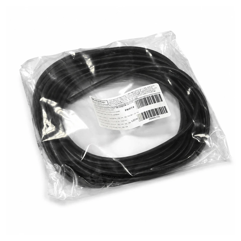 Packaged coil of black RZMASTERFLEX pump tubing