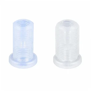 PP and PTFE M12 Through-Panel Fittings, Multiple Models, gallery view 1 on white background