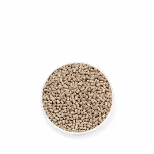 PEEK resin pellets shown for RZPB fitting material