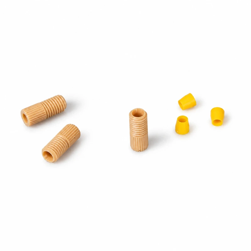 RZRING PEEK fittings and yellow ETFE ferrules