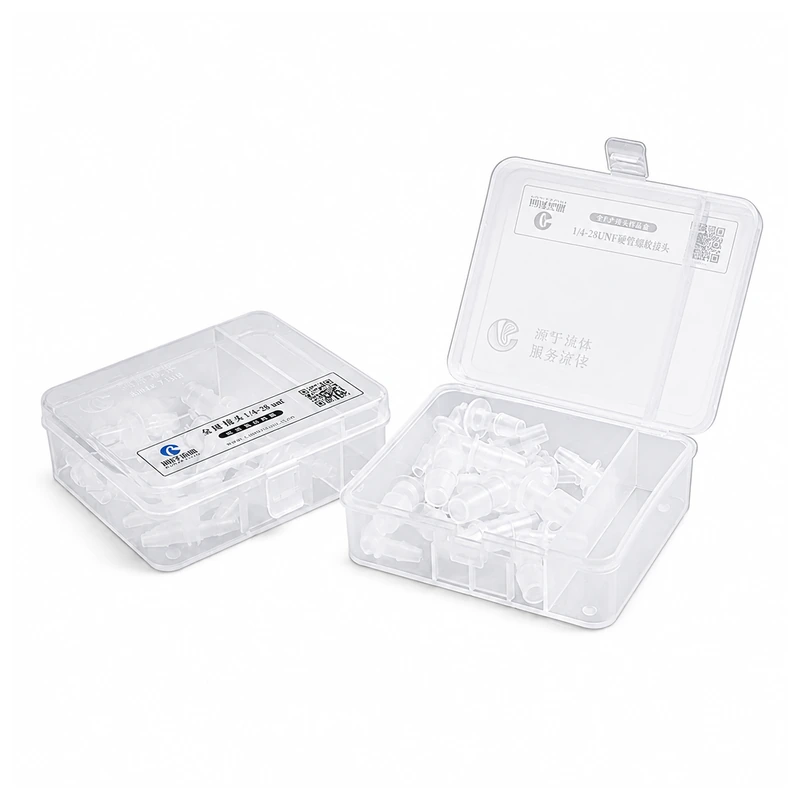 Laboratory Tubing Fitting Sample Boxes, Multiple Sets, gallery view 2 on white background