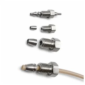 Stainless-Steel HPLC Compression Fittings, Ferrules and Plugs, gallery view 1 on white background