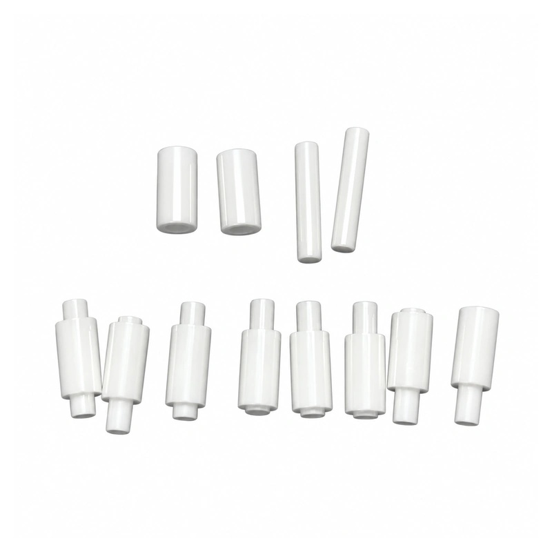 Polished Zirconia Ceramic Shaft and Sleeve Sets, Multiple Sizes, gallery view 1, centered on white background