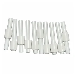 High-Precision Zirconia Ceramic Shaft and Sleeve Sets, Multiple Sizes, gallery view 1, centered on white background