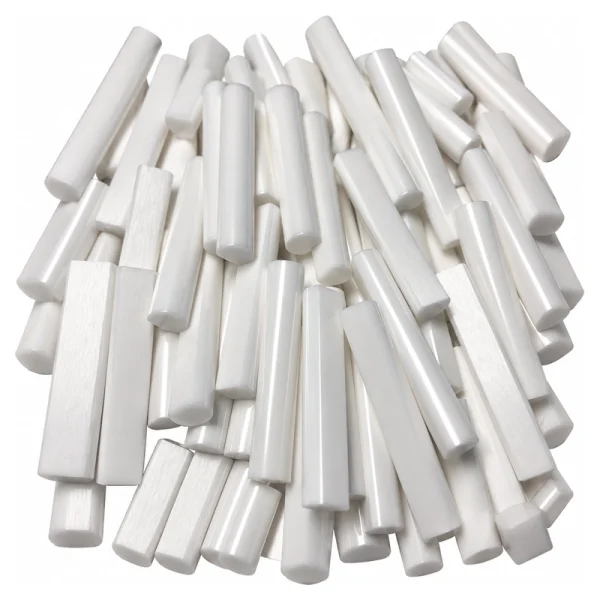 Zirconia Ceramic D-Profile Shaft, 4 mm OD and 26.5 mm Length, gallery view 1, centered on white background