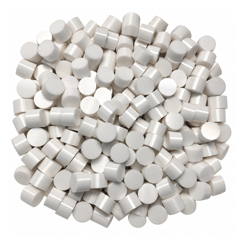 Zirconia Ceramic Spacers, 10 mm Diameter, Multiple Heights, gallery view 1, centered on white background