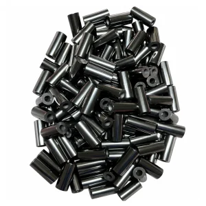 Black Zirconia Ceramic Tubes, Multiple Sizes, gallery view 1, centered on white background