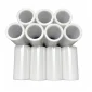 Polished Zirconia Ceramic Plunger Tube, 24 mm OD, 18 mm ID, 48 mm Length, gallery view 1, centered on white background