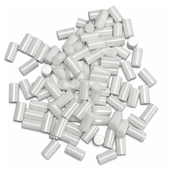 01-46 Zirconia Ceramic Positioning Pins, 3.6 mm OD and 6.85 mm Length, gallery view 1, centered on white background