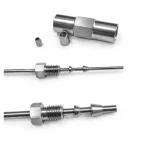 Stainless-Steel HPLC Compression Fittings and Ferrules, 1/16 and 1/8 in, gallery view 1 on white background