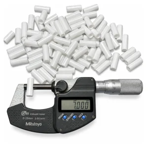 Mirror-Polished Small-Bore Zirconia Ceramic Tubes, Multiple Sizes, gallery view 2, centered on white background