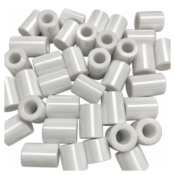 Zirconia Ceramic Sleeves, 15 mm OD and 8 mm ID, gallery view 2, centered on white background