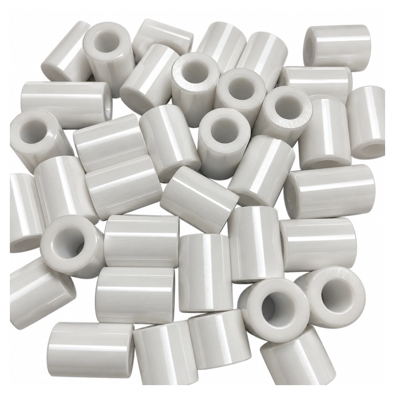 Zirconia Ceramic Sleeves, 15 mm OD and 8 mm ID, gallery view 2, centered on white background