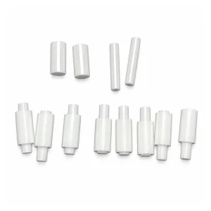 Polished Zirconia Ceramic Shaft and Sleeve Sets, Multiple Sizes, gallery view 2, centered on white background