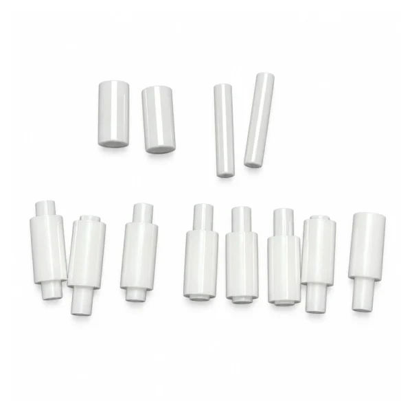 Polished Zirconia Ceramic Shaft and Sleeve Sets, Multiple Sizes, gallery view 2, centered on white background