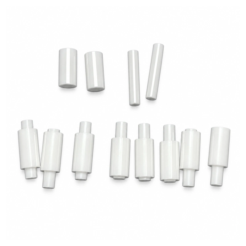 Polished Zirconia Ceramic Shaft and Sleeve Sets, Multiple Sizes, gallery view 2, centered on white background