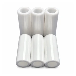 Zirconia Ceramic Sleeve, 18 mm OD, 12 mm ID, 46.2 mm Length, gallery view 2, centered on white background