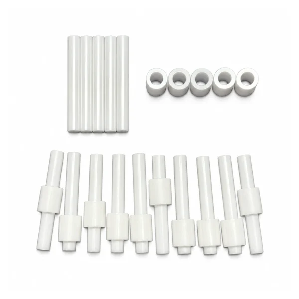 High-Precision Zirconia Ceramic Shaft and Sleeve Sets, Multiple Sizes, gallery view 2, centered on white background