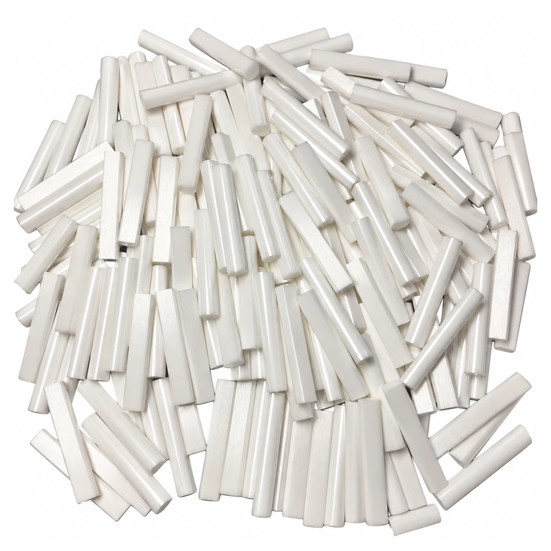 Zirconia Ceramic D-Profile Shaft, 4 mm OD and 26.5 mm Length, gallery view 2, centered on white background