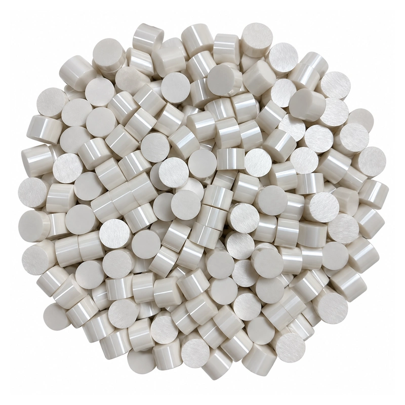 Zirconia Ceramic Spacers, 10 mm Diameter, Multiple Heights, gallery view 2, centered on white background