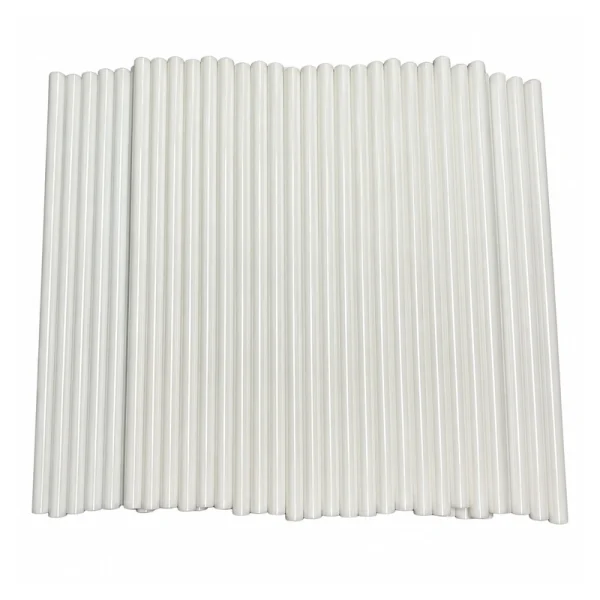 Zirconia Ceramic Rod, 12 mm Diameter and 180 mm Length, gallery view 2, centered on white background