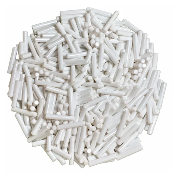 8 mm Zirconia Ceramic Rods and Positioning Pins, Multiple Lengths and Chamfers, gallery view 2, centered on white background