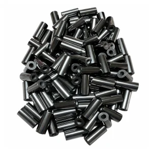 Black Zirconia Ceramic Tubes, Multiple Sizes, gallery view 2, centered on white background