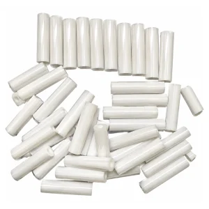 Zirconia Ceramic Sleeves, Multiple OD, ID and Length Configurations, gallery view 2, centered on white background