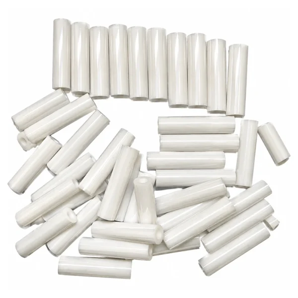 Zirconia Ceramic Sleeves, Multiple OD, ID and Length Configurations, gallery view 2, centered on white background