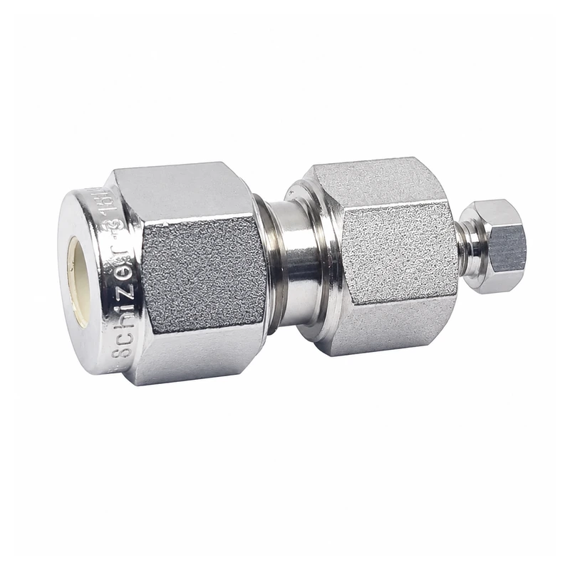 1/16 in Screw-Type HPLC Straight Adapters to Tube Ferrules, Multiple Sizes, gallery view 2 on white background