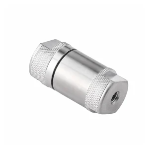 4.6# semi-preparative HPLC inline filter housing on white background