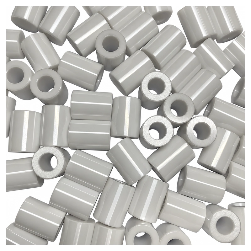 Zirconia Ceramic Sleeves, 15 mm OD and 8 mm ID, gallery view 3, centered on white background