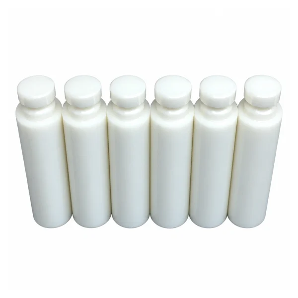 White Zirconia Ceramic Shaped Shaft and Plunger, gallery view 3, centered on white background