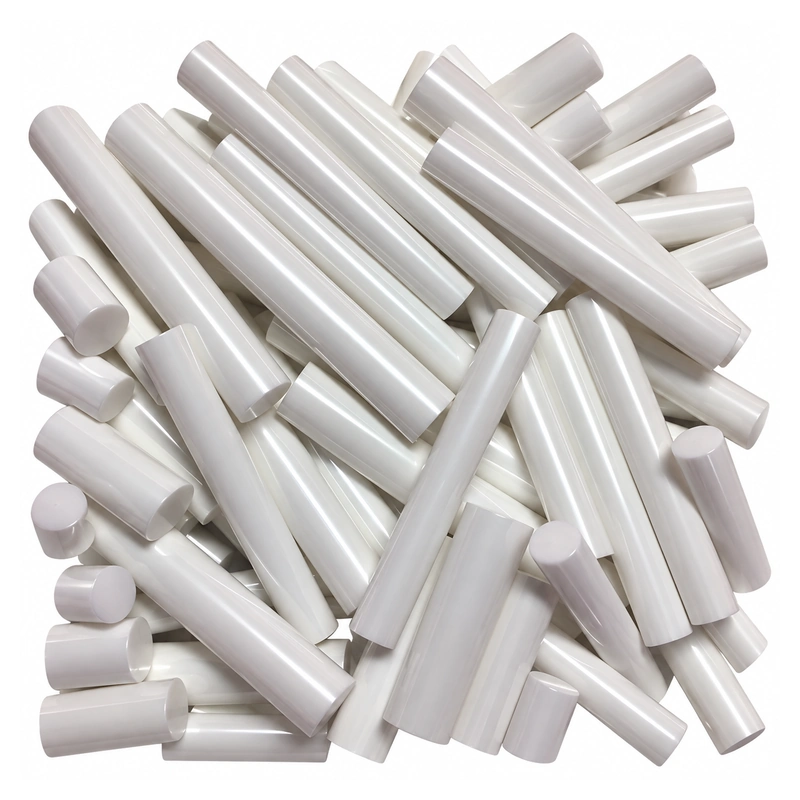 Black Zirconia Ceramic Solid Rod, gallery view 3, centered on white background