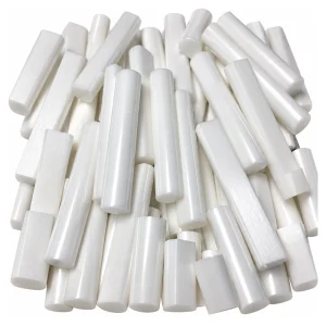 Zirconia Ceramic D-Profile Shaft, 4 mm OD and 26.5 mm Length, gallery view 3, centered on white background