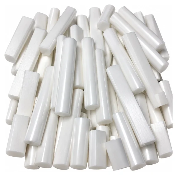 Zirconia Ceramic D-Profile Shaft, 4 mm OD and 26.5 mm Length, gallery view 3, centered on white background