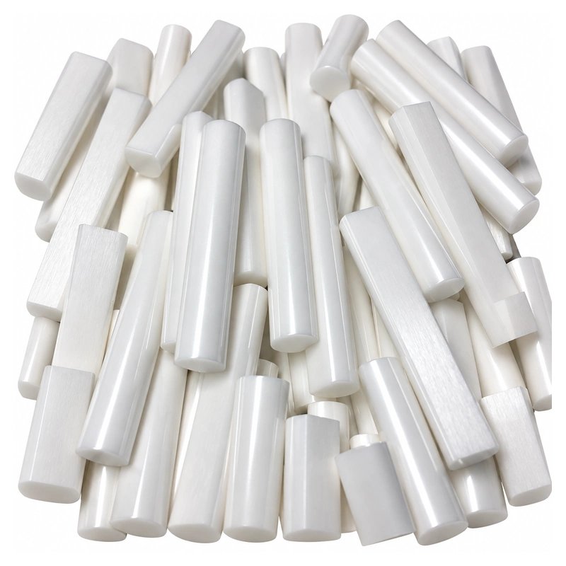 Zirconia Ceramic D-Profile Shaft, 4 mm OD and 26.5 mm Length, gallery view 3, centered on white background