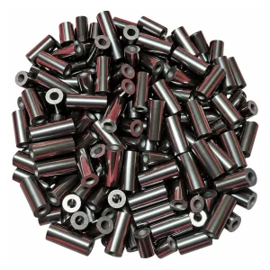 Black Zirconia Ceramic Tubes, Multiple Sizes, gallery view 3, centered on white background