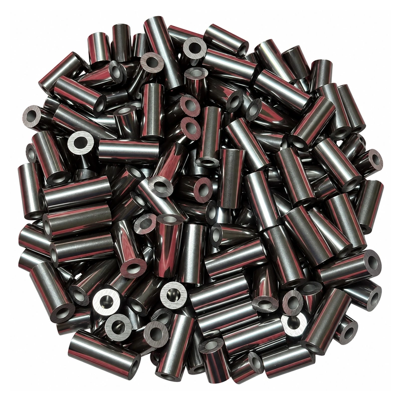 Black Zirconia Ceramic Tubes, Multiple Sizes, gallery view 3, centered on white background