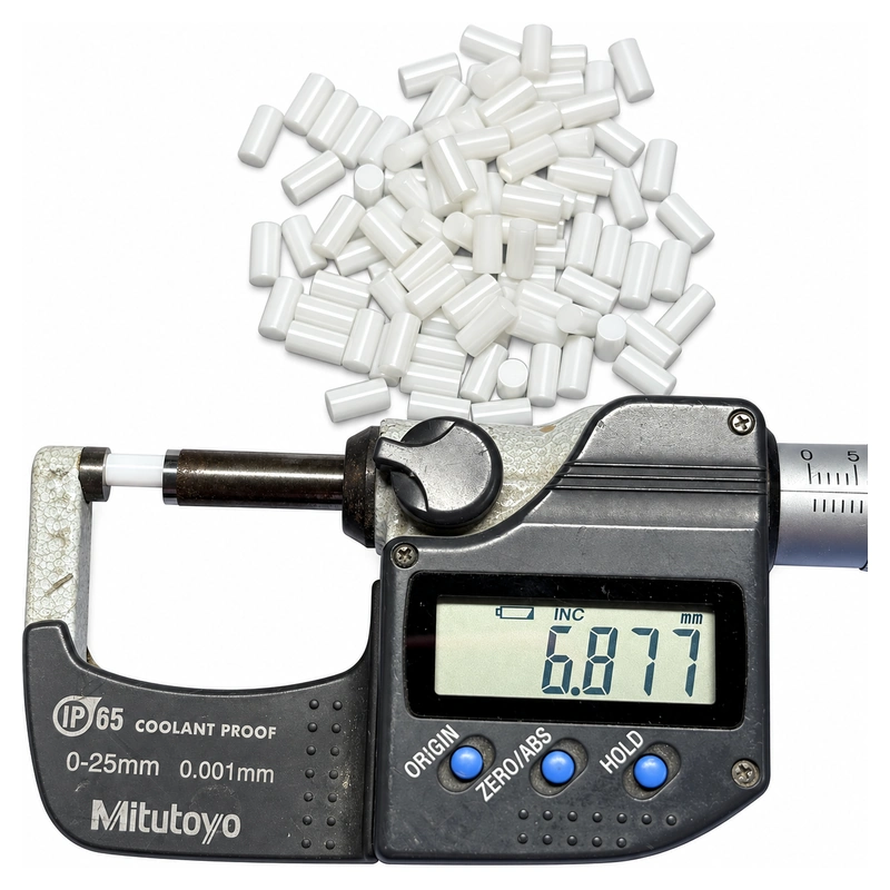 Zirconia Ceramic Positioning Pins, 3.6 mm OD and 6.85 mm Length, gallery view 3, centered on white background
