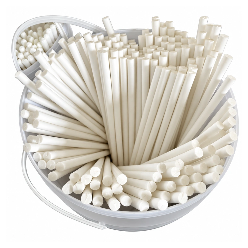 Zirconia Ceramic Rod Blanks, Multiple Diameters and Lengths, gallery view 3, centered on white background